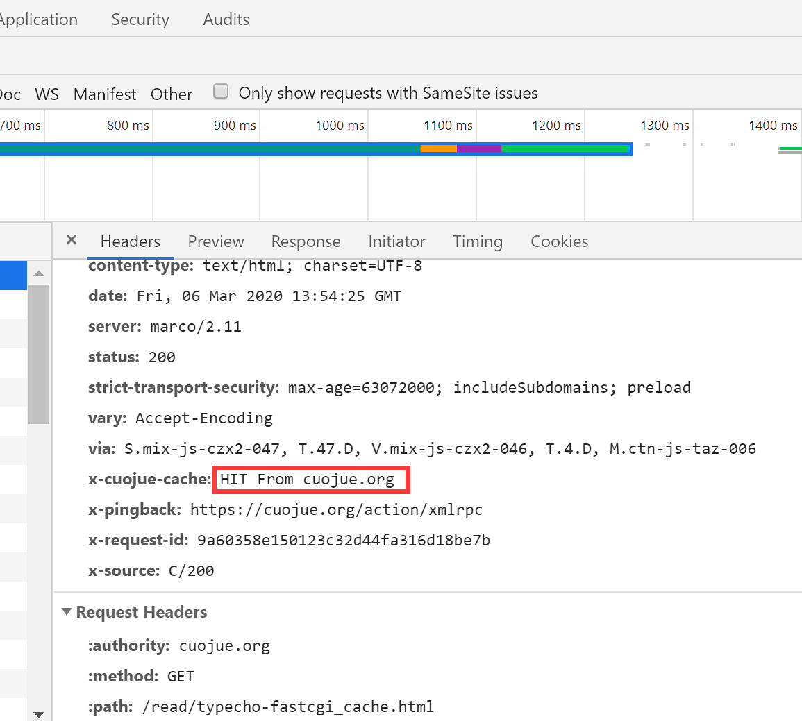 Typecho配置Nginx_Fastcgi_Cache缓存，提升网站速度